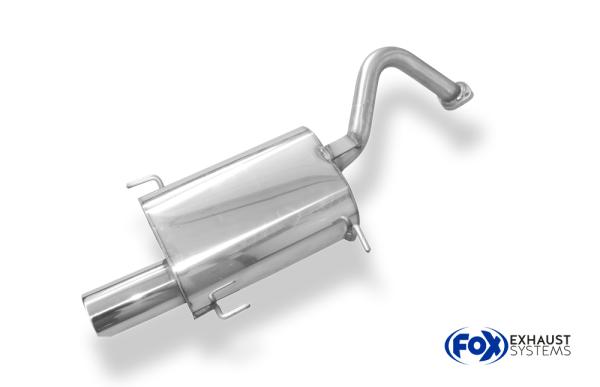 Endschalldämpfer - 1x80 Typ 13 passend für: Nissan Micra K11